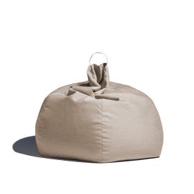 Jaxx Kiss Bean Bag Chair | Casual Poolside & Patio Seating | Sunbrella (Option: Flax Beige)