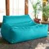 Jaxx Lavista Outdoor Bean Bag Loveseat / Modern Patio Sofa