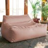 Jaxx Lavista Outdoor Bean Bag Loveseat / Modern Patio Sofa