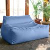 Jaxx Lavista Outdoor Bean Bag Loveseat / Modern Patio Sofa