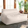 Jaxx Lavista Outdoor Bean Bag Loveseat / Modern Patio Sofa