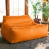 Jaxx Lavista Outdoor Bean Bag Loveseat / Modern Patio Sofa