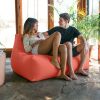 Jaxx Lavista Outdoor Bean Bag Loveseat / Modern Patio Sofa