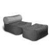 Jaxx Tybee Large Outdoor Lounge w/ Bolster & Ottoman