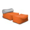 Jaxx Tybee Large Outdoor Lounge w/ Bolster & Ottoman