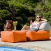 Jaxx Tybee Large Outdoor Lounge w/ Bolster & Ottoman