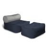 Jaxx Tybee Large Outdoor Lounge w/ Bolster & Ottoman