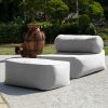 Jaxx Tybee Large Outdoor Lounge w/ Bolster & Ottoman