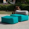 Jaxx Tybee Large Outdoor Lounge w/ Bolster & Ottoman