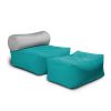 Jaxx Tybee Large Outdoor Lounge w/ Bolster & Ottoman