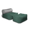 Jaxx Tybee Large Outdoor Lounge w/ Bolster & Ottoman