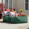 Jaxx Tybee Large Outdoor Lounge w/ Bolster & Ottoman
