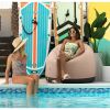Jaxx Palmetto Large Round Outdoor Bean Bag Club Chair