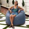 Jaxx Palmetto Large Round Outdoor Bean Bag Club Chair