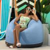 Jaxx Palmetto Large Round Outdoor Bean Bag Club Chair
