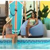 Jaxx Palmetto Large Round Outdoor Bean Bag Club Chair