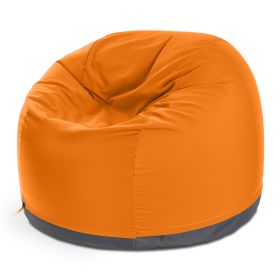Jaxx Palmetto Large Round Outdoor Bean Bag Club Chair (Option: Sunbrella Tangerine)