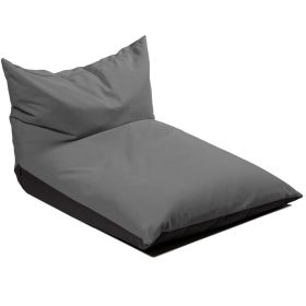 Jaxx Finster Outdoor Bean Bag Lounge Chair (Option: Sunbrella Slate)