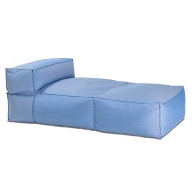 Baya Outdoor Chaise (Option: Luxurious Chaise Sun Lounger for Poolside or Hospitality Ocean Blue)