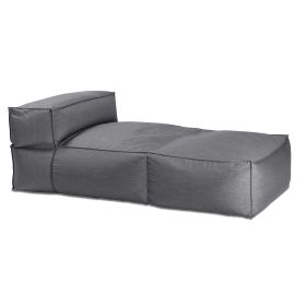Baya Outdoor Chaise (Option: Luxurious Chaise Sun Lounger for Poolside or Hospitality Charcoal)