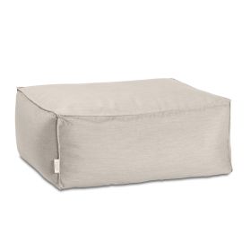 Baya Outdoor Ottoman (Option: Sunbrella Silver)