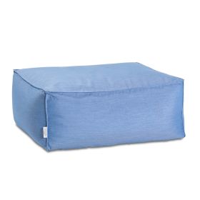 Baya Outdoor Ottoman (Option: Sunbrella Ocean Blue)
