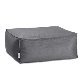 Baya Outdoor Ottoman (Option: Sunbrella Charcoal)