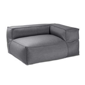 Baya Outdoor Left Corner (Option: Sunbrella Charcoal)