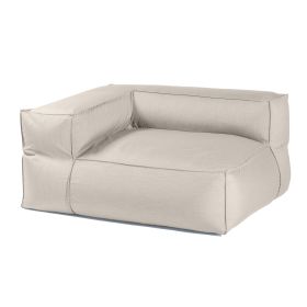 Baya Outdoor Right Corner (Option: Sunbrella Silver)