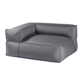 Baya Outdoor Right Corner (Option: Sunbrella Charcoal)