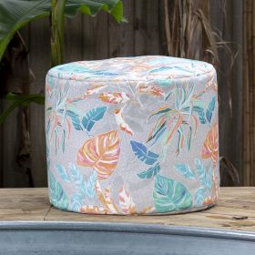 Jaxx Spring Outdoor Ottoman (Option: Tahitian Turquoise)