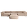 Baya 4 Piece Outdoor Sofa with Ottoman