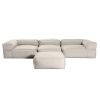 Baya 4 Piece Outdoor Sofa with Ottoman