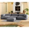 Baya 4 Piece Outdoor Sofa with Ottoman
