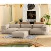 Baya 4 Piece Outdoor Sofa with Ottoman