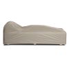 Jaxx Alvy Outdoor Sun Lounger – Luxurious Sunbed with Hevea Wood Feet