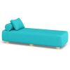 Jaxx Alvy Outdoor Sun Lounger – Luxurious Sunbed with Hevea Wood Feet
