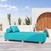 Jaxx Alvy Outdoor Sun Lounger – Luxurious Sunbed with Hevea Wood Feet