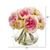 Peony Artificial Arrangement in Vase