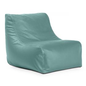 Jaxx Juniper Nautical Edition (Option: Casual Bean Bag Seating for Boat Yacht & Watersports  Marine Vinyl Waterfall Blue)