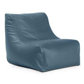 Jaxx Juniper Nautical Edition (Option: Casual Bean Bag Seating for Boat Yacht & Watersports  Marine Vinyl Bay Navy Blue)