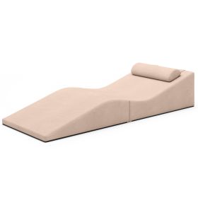 Jaxx Clermont Sun Lounger  Luxurious Waterproof Poolside Lounge & Outdoor Chaise (Option: Sunbrella Petal)