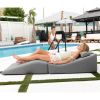 Jaxx Clermont Sun Lounger  Luxurious Waterproof Poolside Lounge & Outdoor Chaise