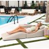 Jaxx Clermont Sun Lounger  Luxurious Waterproof Poolside Lounge & Outdoor Chaise