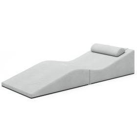 Jaxx Clermont Sun Lounger  Luxurious Waterproof Poolside Lounge & Outdoor Chaise (Option: Sunbrella Granite)