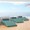 Jaxx Clermont Sun Lounger  Luxurious Waterproof Poolside Lounge & Outdoor Chaise