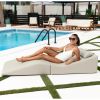 Jaxx Clermont Sun Lounger  Luxurious Waterproof Poolside Lounge & Outdoor Chaise