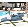 Jaxx Clermont Sun Lounger  Luxurious Waterproof Poolside Lounge & Outdoor Chaise
