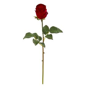 Rose Bud Artificial Flower (Set of 6) (size: 21")
