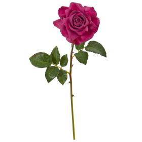 Rose Artificial Flower (Set of 6) (size: 20")